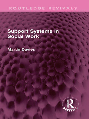 cover image of Support Systems in Social Work